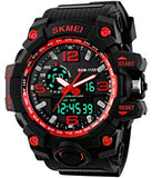 SKMEI 1155 Silicone Strap Men's Watch (Red)   ⭐⭐⭐⭐⭐