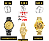 ANOTHER NEW SET LUCKY DRAGON WATCH WITH FREE COUPLE RING