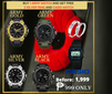 SANDA WITH FREE 2PCS RING AND 1 CASIO WATCH