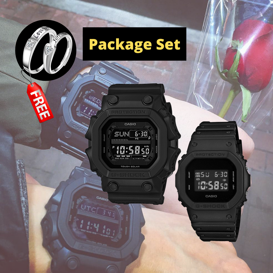 G shock Casio GX-56BB- sport watch Couple FREE Couple Ring