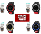 DASH New Design Fashion Sports Watch (Water Proof) BUY ONE GET TWO FREE