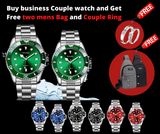 Buy business luxxe watch and get free Two bag and Ring couple