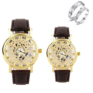 Shard Brand Luxury Couple watch Free Couple Ring ⭐⭐⭐⭐⭐