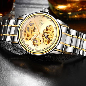 BOSCK  Luxury Hollow Mechanical Quartz Watch   ⭐⭐⭐⭐⭐