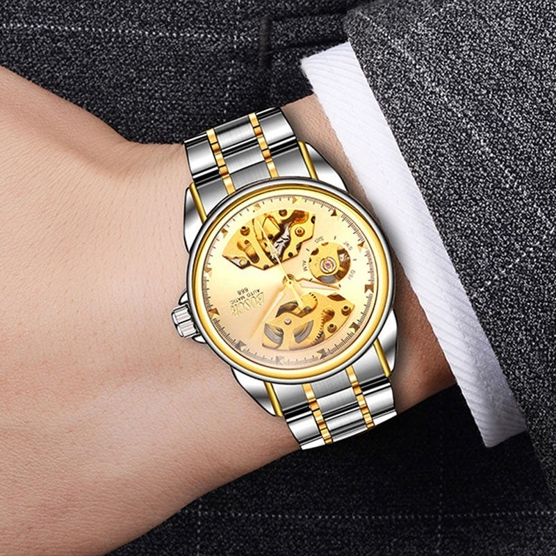 BOSCK  Luxury Hollow Mechanical Quartz Watch   ⭐⭐⭐⭐⭐