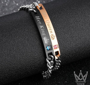 King and Queen Couple Bracelet ⭐⭐⭐⭐⭐