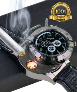 LT  Electronic Windproof USB Lighter Watch    ⭐⭐⭐⭐⭐