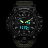 SMAEL Brand Sport Watch Men's Fashion Analog Quartz LED Digital Electronic Watch Men Multifunctional Waterproof Military Watches